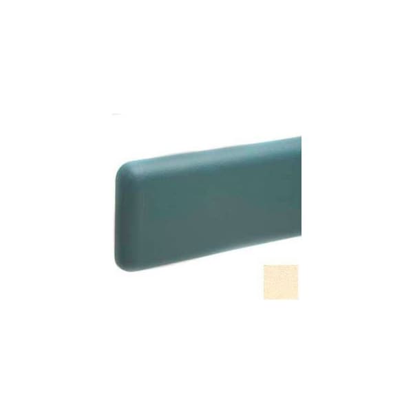 Pawling Wall Guard W/Rounded Top & Bottom Edges, Aluminum Retainer, 6"H x 12'L, Pale Yellow WG-6-12-263 - main